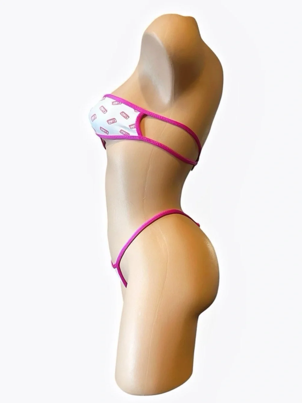 GrlFriday Shop EXCLUSIVE Diet Coke Strappy Thong Bikini - Size M